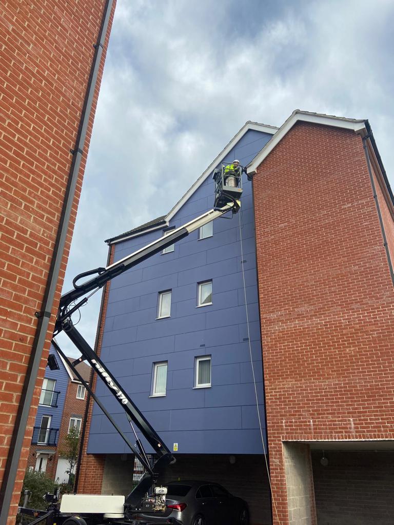 Commercial building cleaning