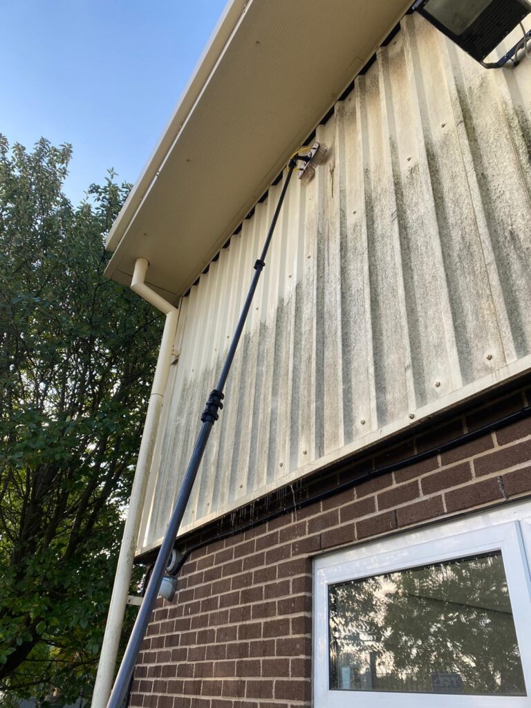 Commercial building cleaning