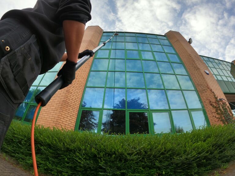 Commercial building cleaning